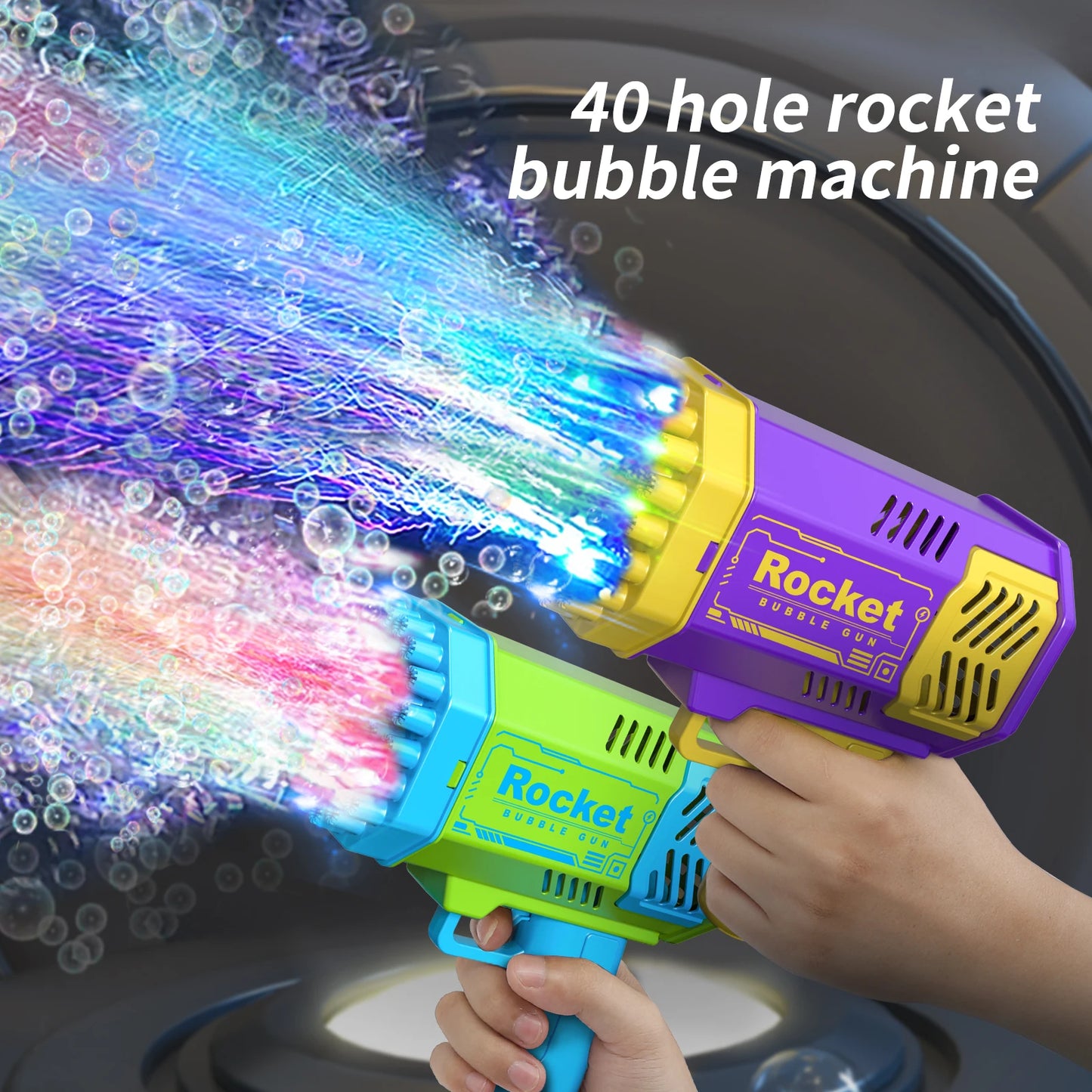 Rocket Bubble Gun