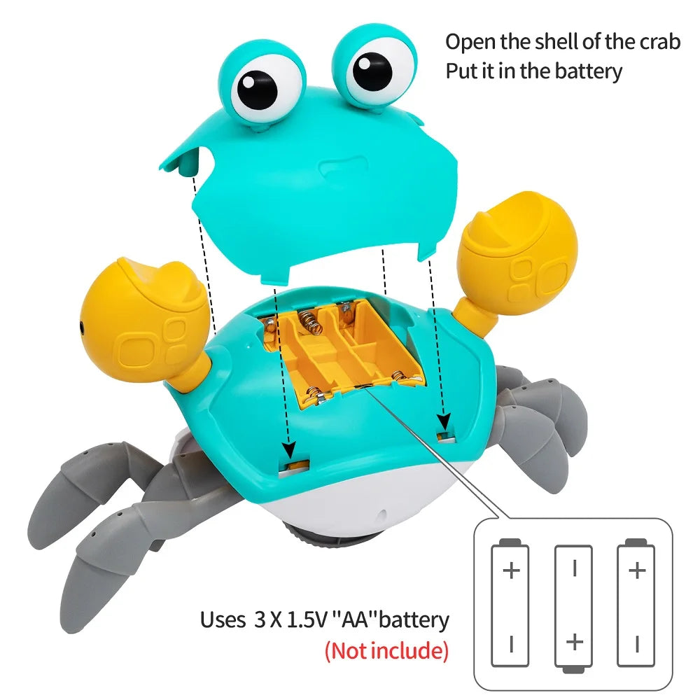 Interactive Crawling Crab Toy