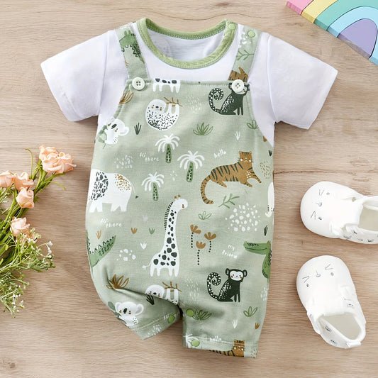 Infant Animal Print Romper